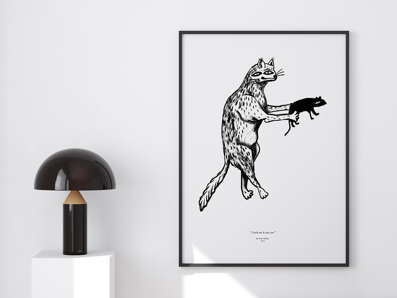 obraz fotka print debaluga funny animals