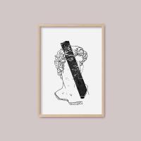 Print Antique Man 2.